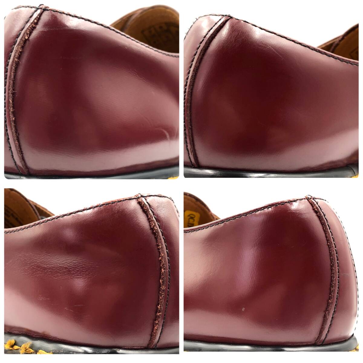 即決 Dr.Martens ドクターマーチン 25cm UK7 US8 10085 メンズ レザーシューズ 3ホール プレーントゥ 茶 ブラウン 革靴 皮靴 ビジネス_画像10