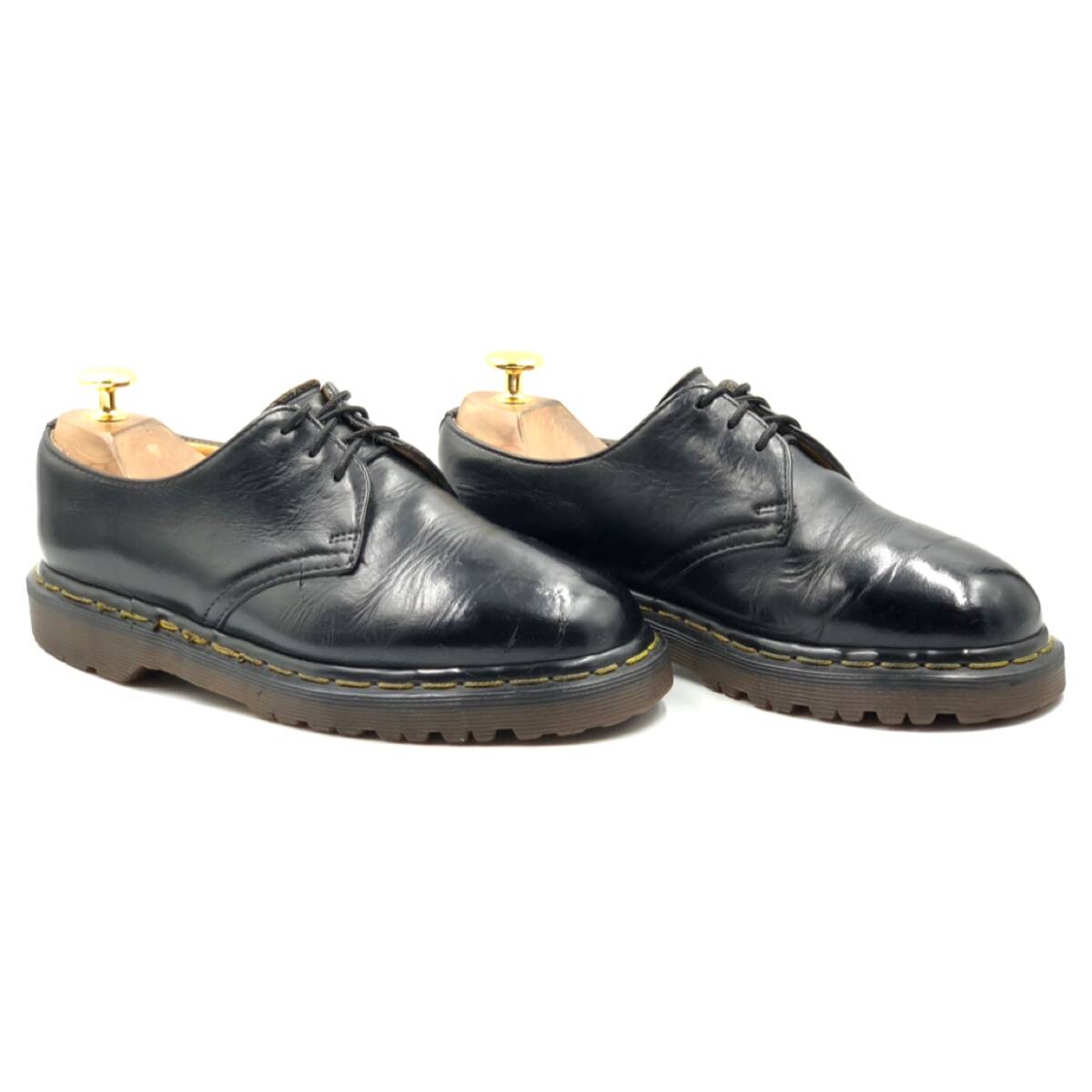 即決 Dr.Martens ドクターマーチン 23cm UK5 1461/59 メンズ レザーシューズ 3ホール プレーントゥ 黒 ブラック 革靴 皮靴 ビジネス_画像3