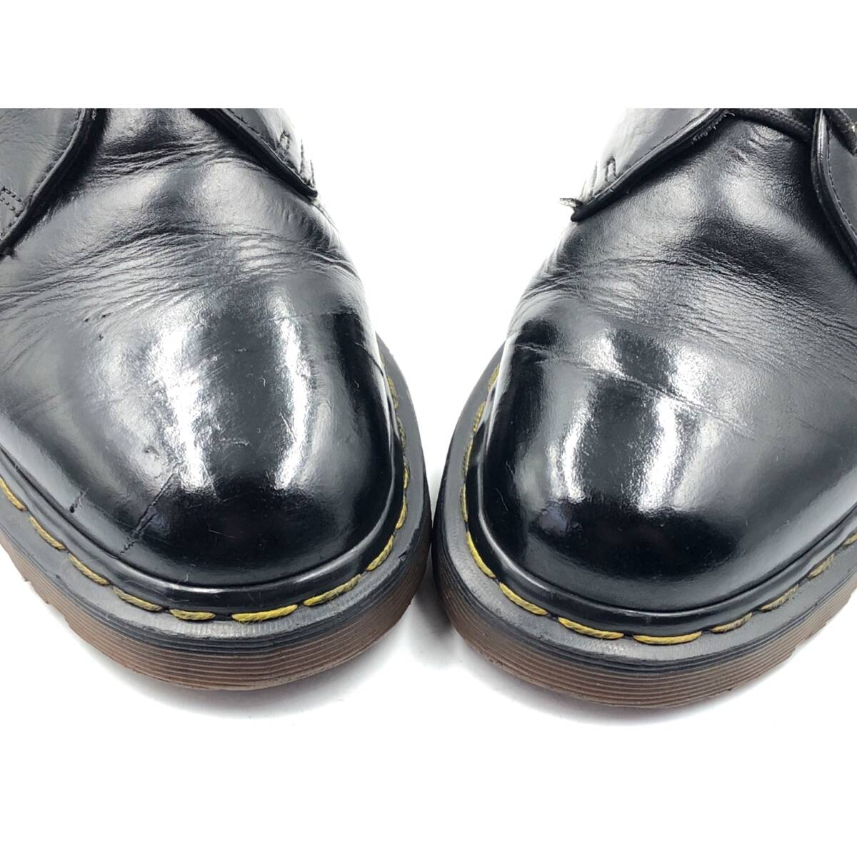即決 Dr.Martens ドクターマーチン 23cm UK5 1461/59 メンズ レザーシューズ 3ホール プレーントゥ 黒 ブラック 革靴 皮靴 ビジネス_画像8