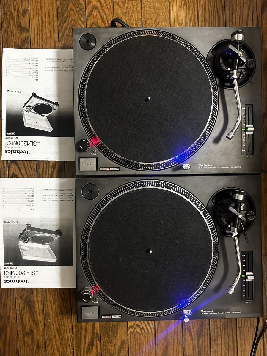 Technics SL-1200MK3 turntable 2 pcs 