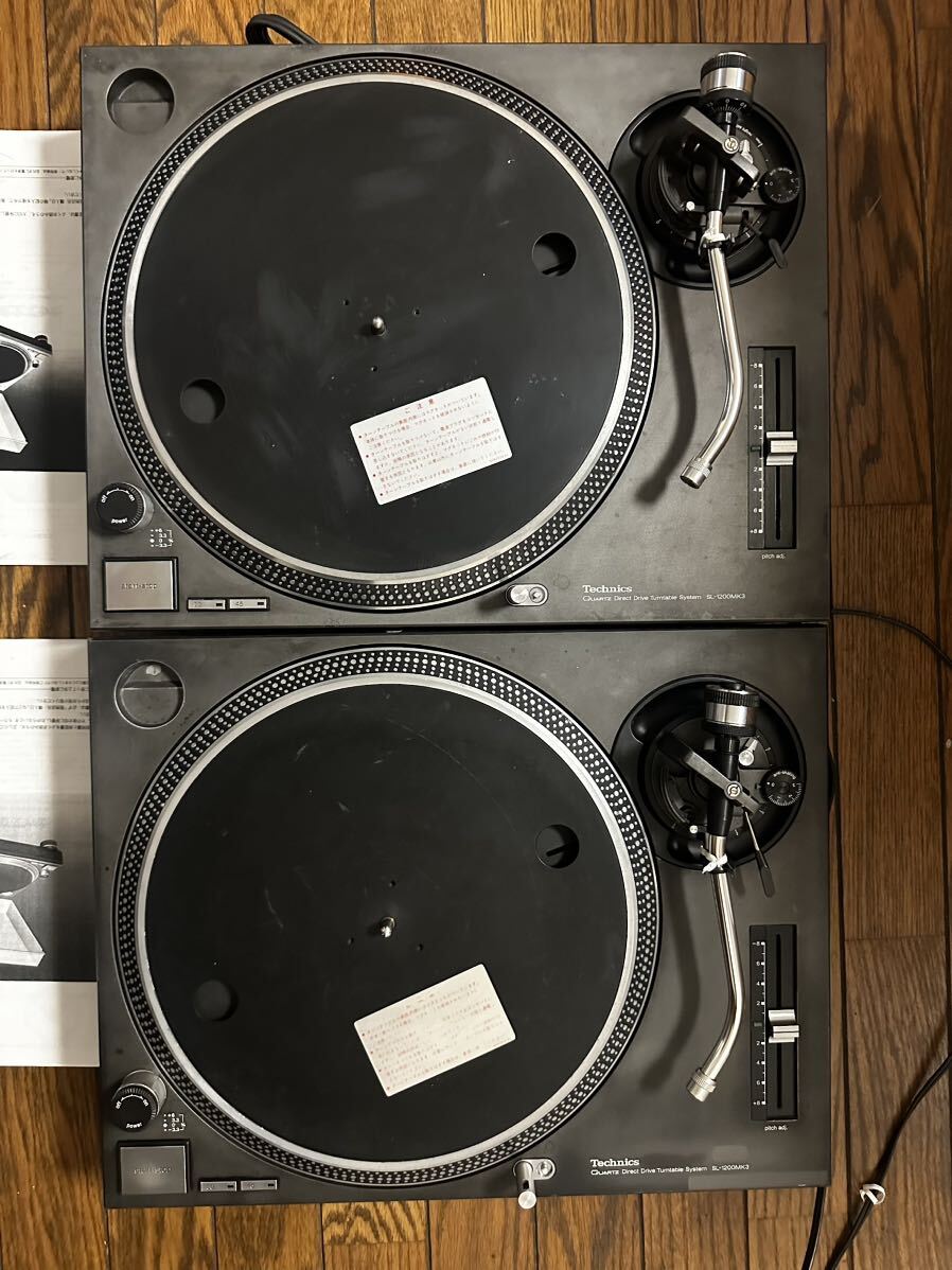 Technics SL-1200MK3 turntable 2 pcs 