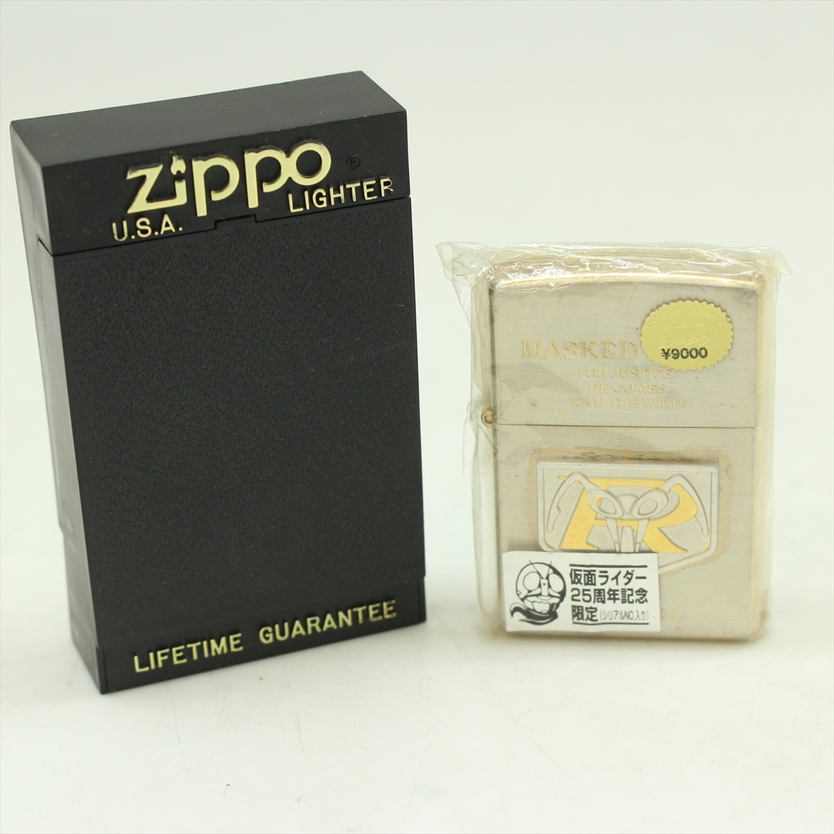 ★ ZIPPO ジッポ ジッポライター MASKED RIDER 仮面ライダー 石森プロ 東映 シリアルNo.入 オイルライターの画像1