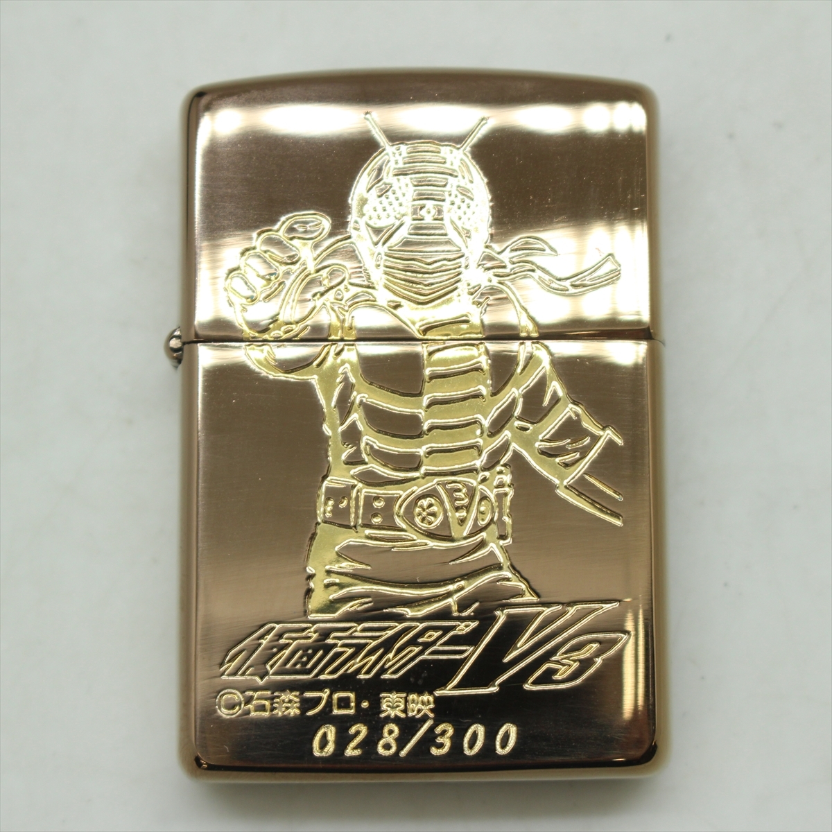 ★ ZIPPO ジッポ ジッポライター 仮面ライダーV3 石森プロ・東映 限定300個 オイルライター　_画像3