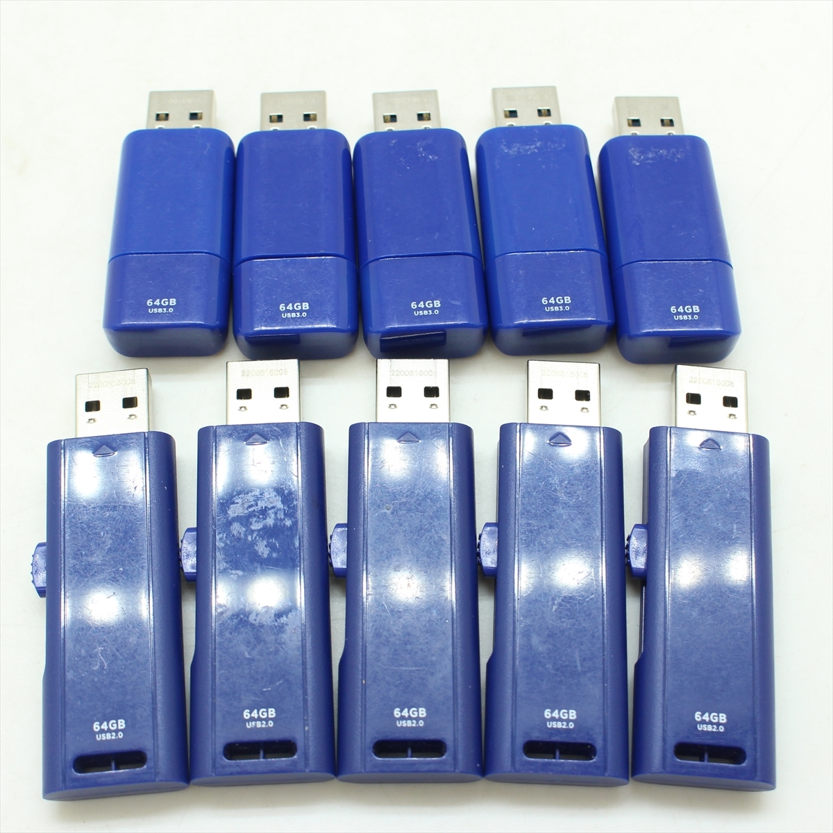 ★ USBメモリー USBフラッシュ 64GB 10個 セット まとめ 動作品_画像1