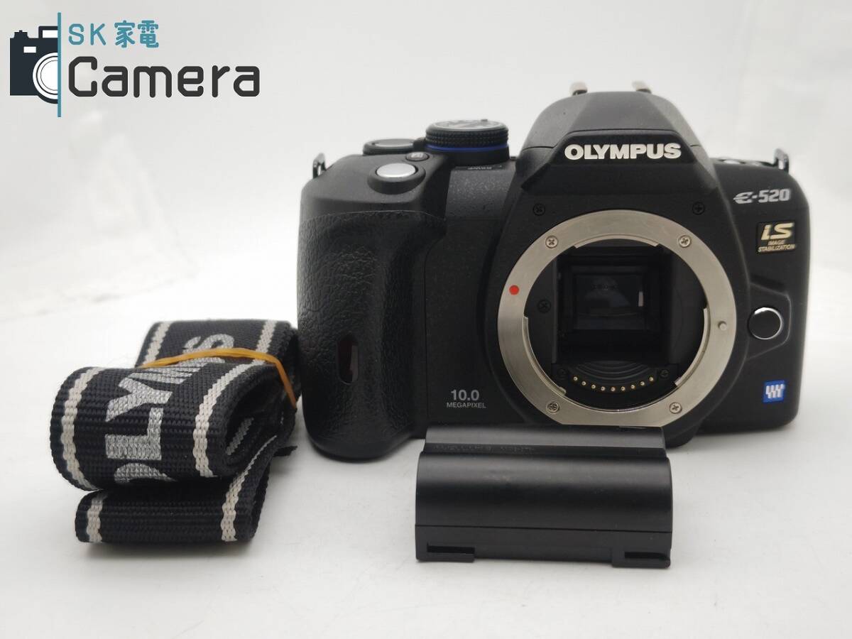 OLYMPUS E-520 is オリンパス 電池付 美品