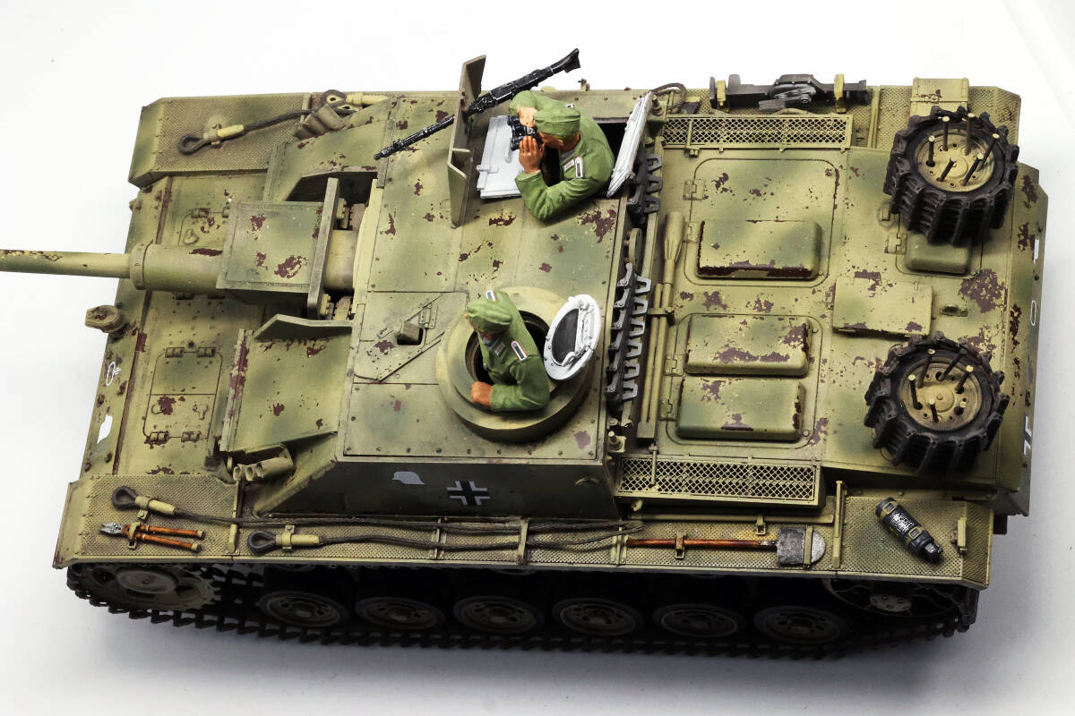 TAKOM 1/35 StuG.3Ausf.G EARLY PRODUCTION and Tristar 007ドイツ自走砲兵セット2から2体完成品の画像10