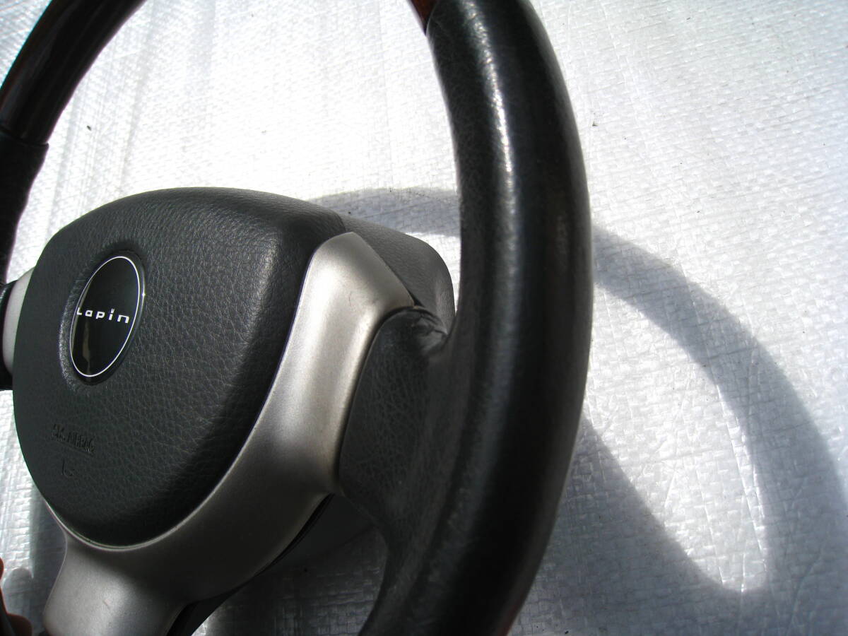 * Lapin HE21S wood combination steering wheel steering wheel USED