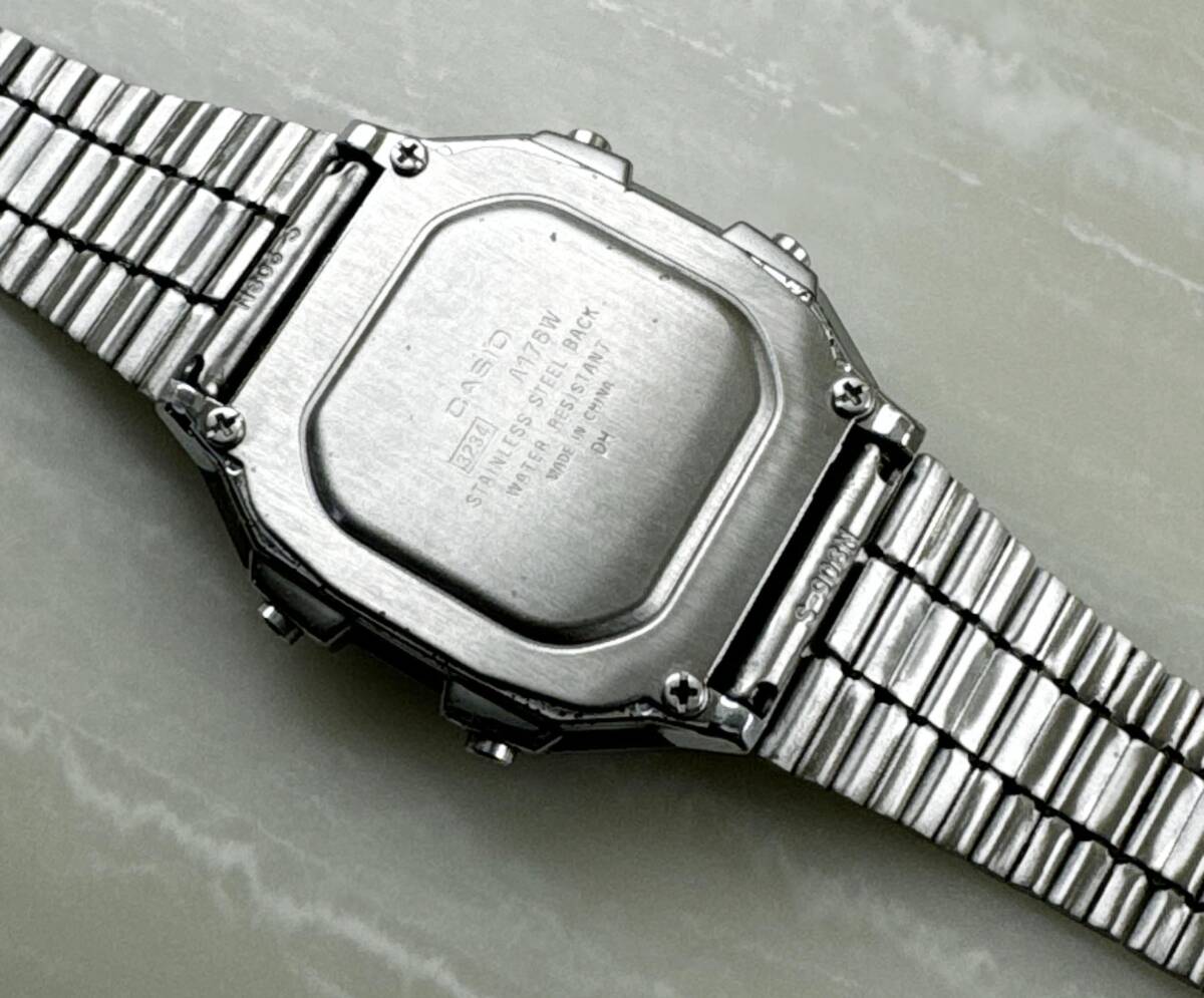 中古実用品 カシオ CASIO 腕時計 チープカシオ A178W メタルベルト レトロの画像5