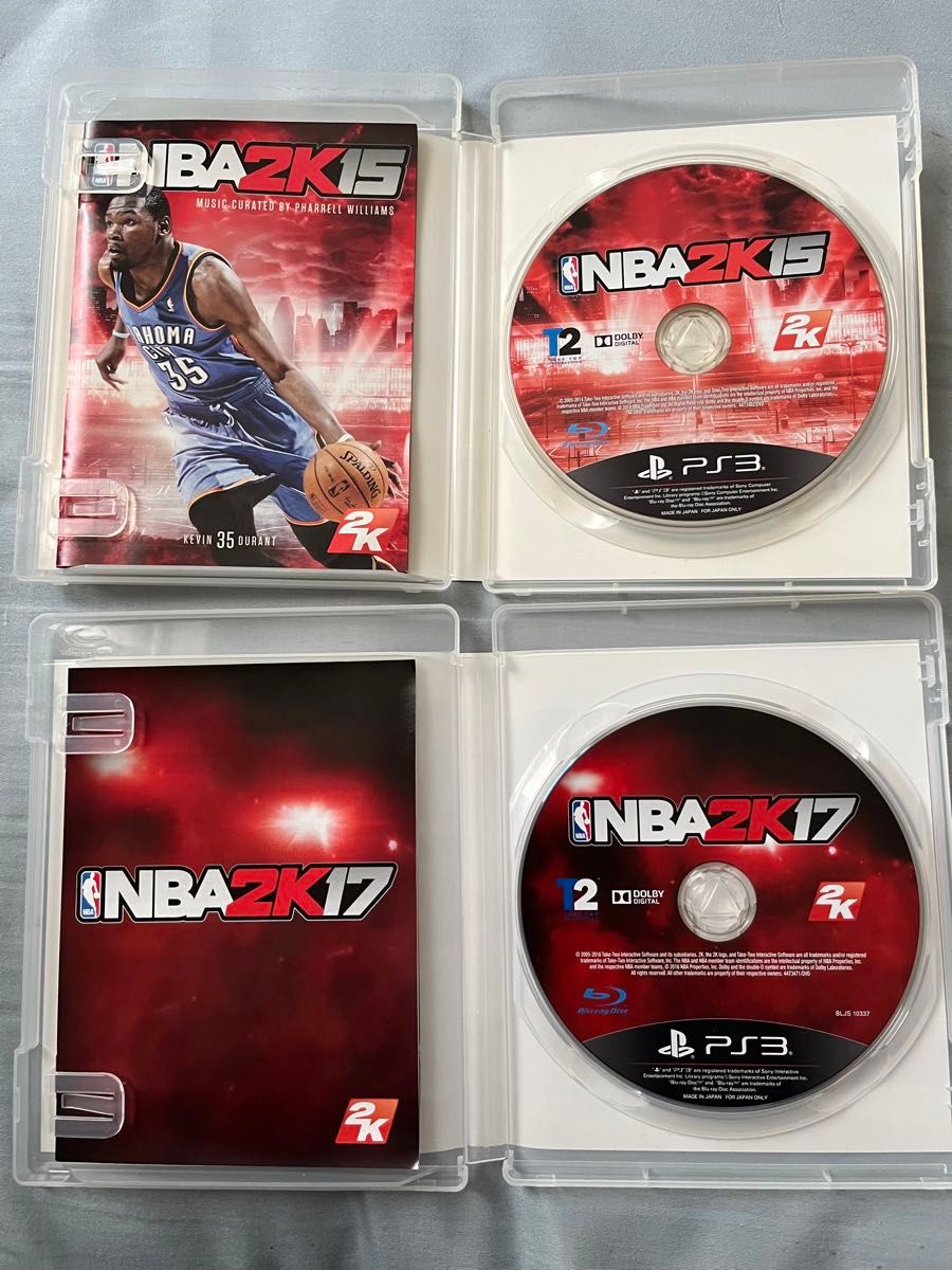 ps3 NBA 2K15/ NBA 2K17  2点セット