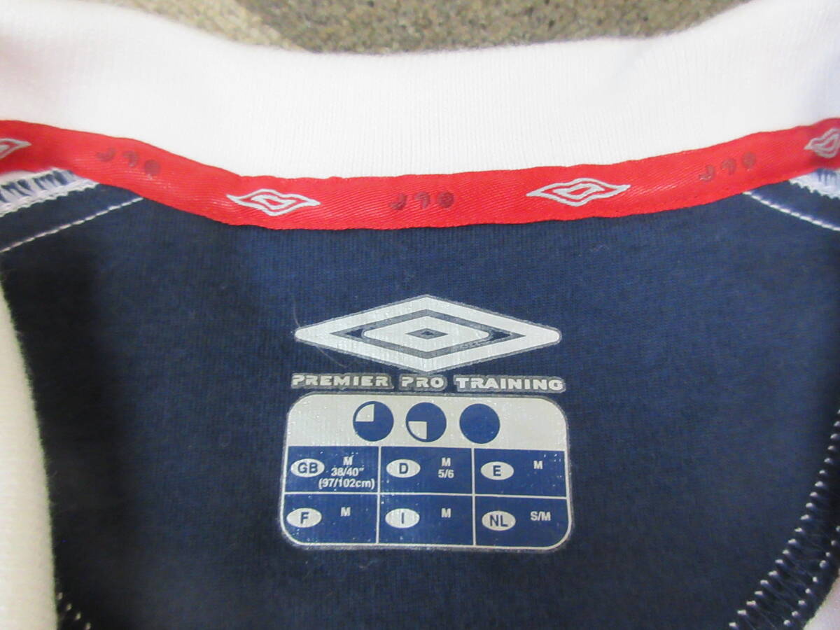 UMBRO PREMIER PRO TRAINING イングランドモデル L～XL デサント アンブロ サッカー ゲームシャツ ユニフォーム Englandの画像3