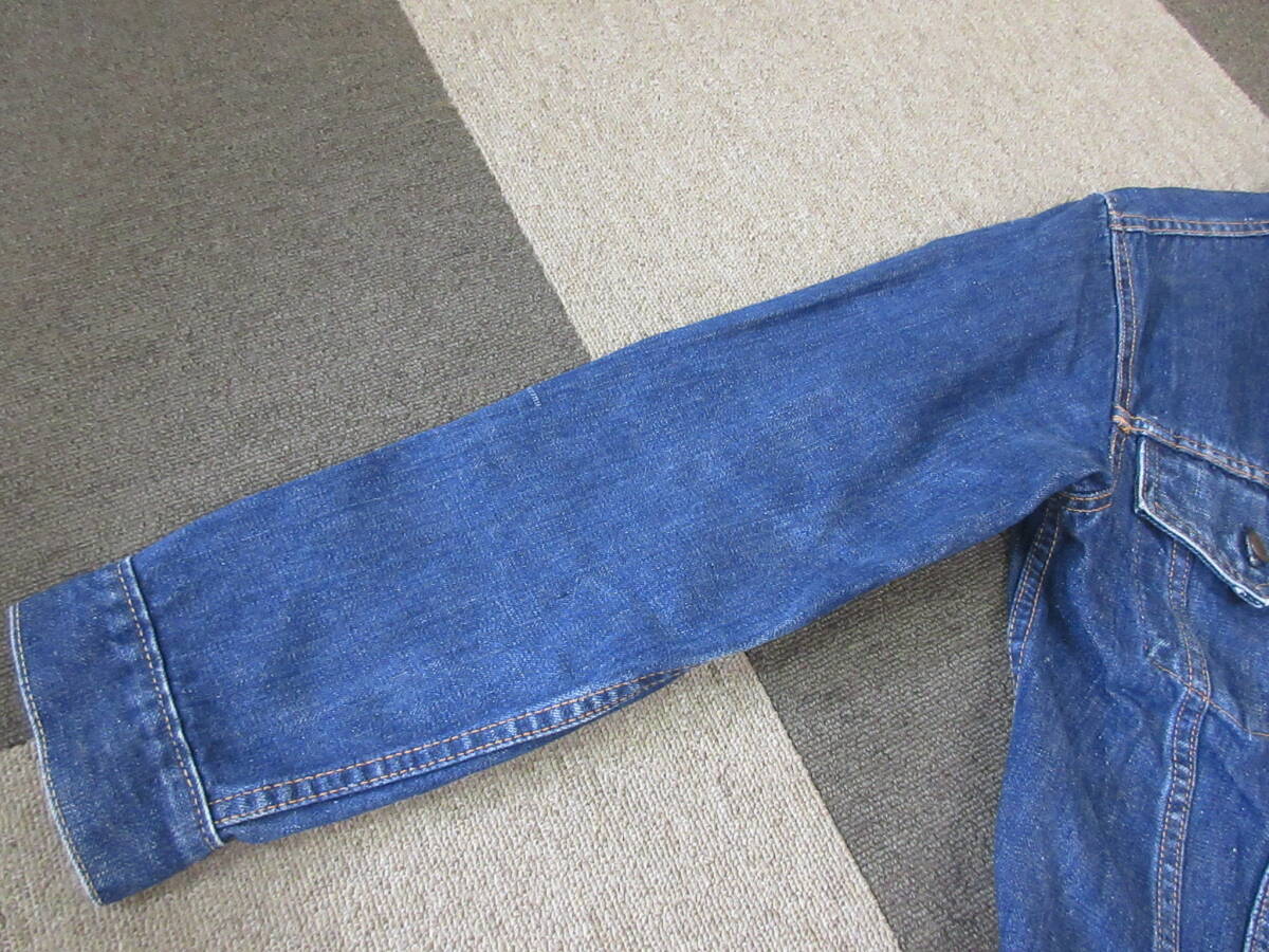 80s Levis 70505 34 36 スモールe 刻印524 リーバイス ヴィンテージ オールド デニムジャケット ジージャン _画像9