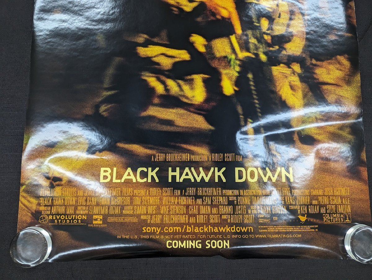 ○M340/US版1sh 両面印刷映画ポスター/【BLACK HAWK DOWN】(ブラックホーク・ダウン) 監督 リドリー・スコット　ORG/ADV/1円～_画像3