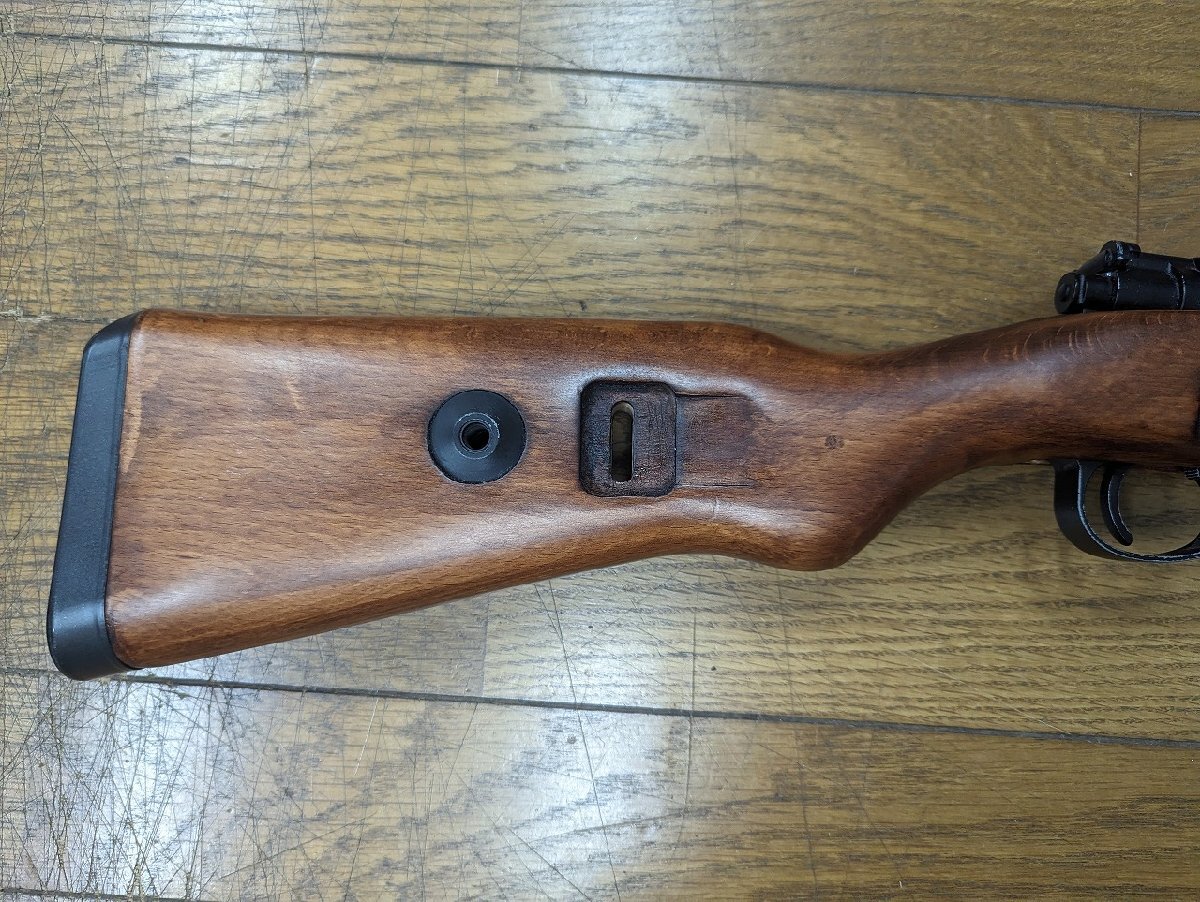 ※○M-076/タナカ　モーゼルkar98k　A.W.ナットストック ワトコ塗り アメリカンウォール エアコキ /1円～_画像5