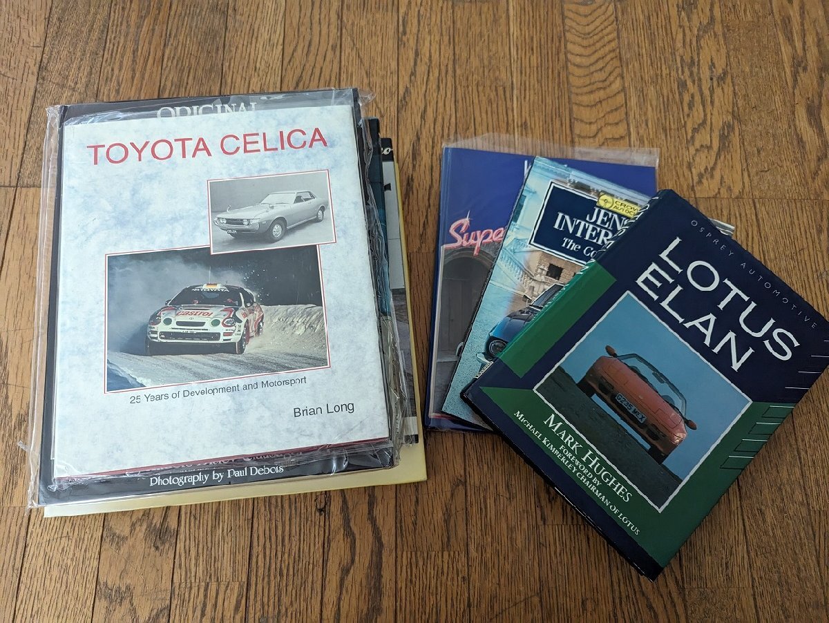 **M-415/ машина относящийся иностранная книга 12 шт. комплект LOTUSELAN/JENSEN INTERCEPTOR/TOYOTA CELICA/JAGUAR/Golf GTI/BEETLE/Spider др. /1 иен ~