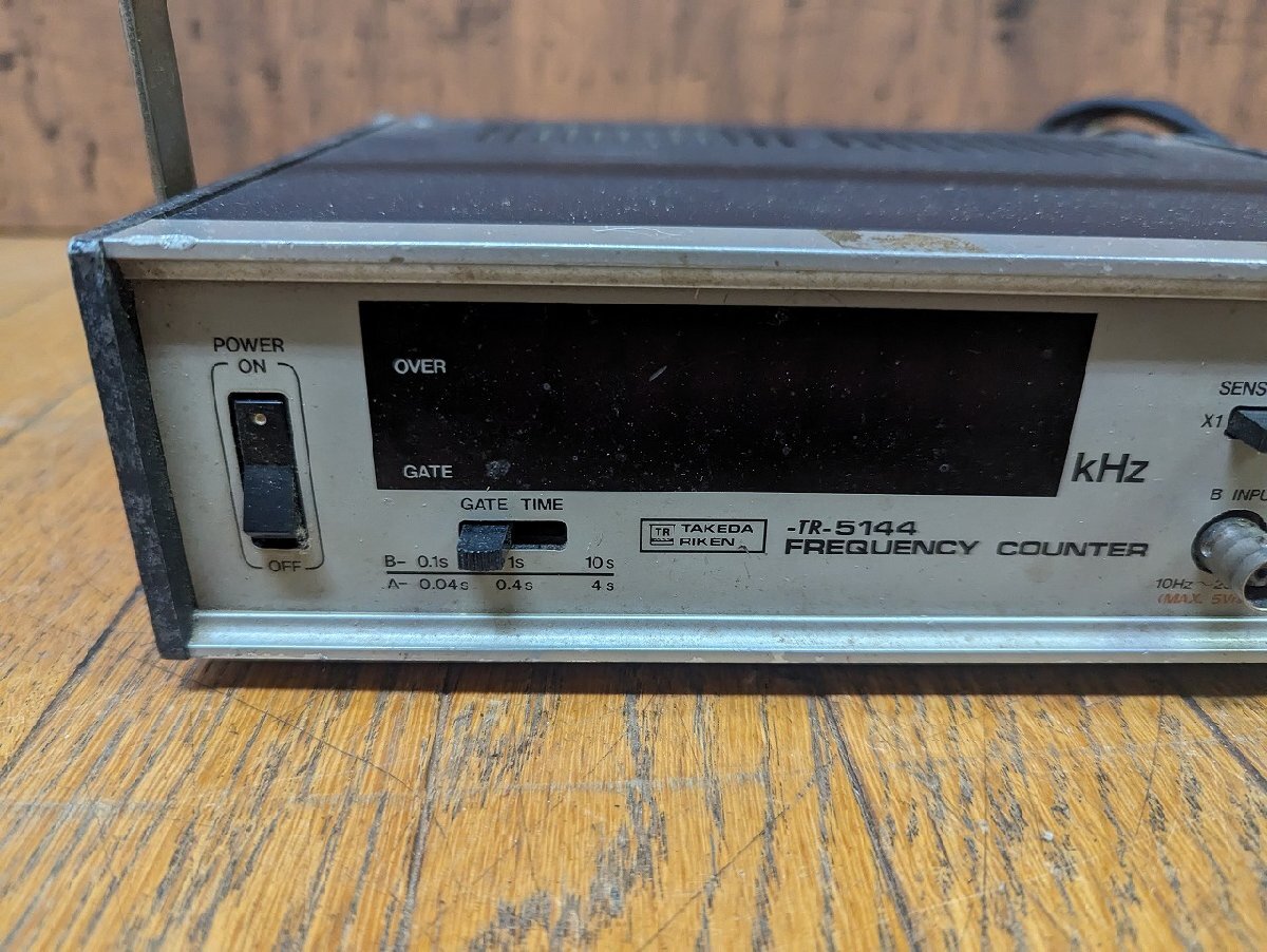 タケダ理研 TR-5144 周波数カウンター 10Hz~550MHz ホビー タケダ理研 TR-5144 周波数カウンター 10Hz~550MHz ホビー