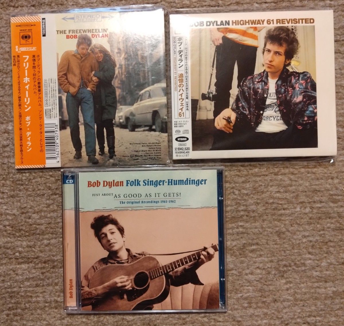 ボブディラン/Bob Dylan CD3枚 帯付き紙ジャケあり