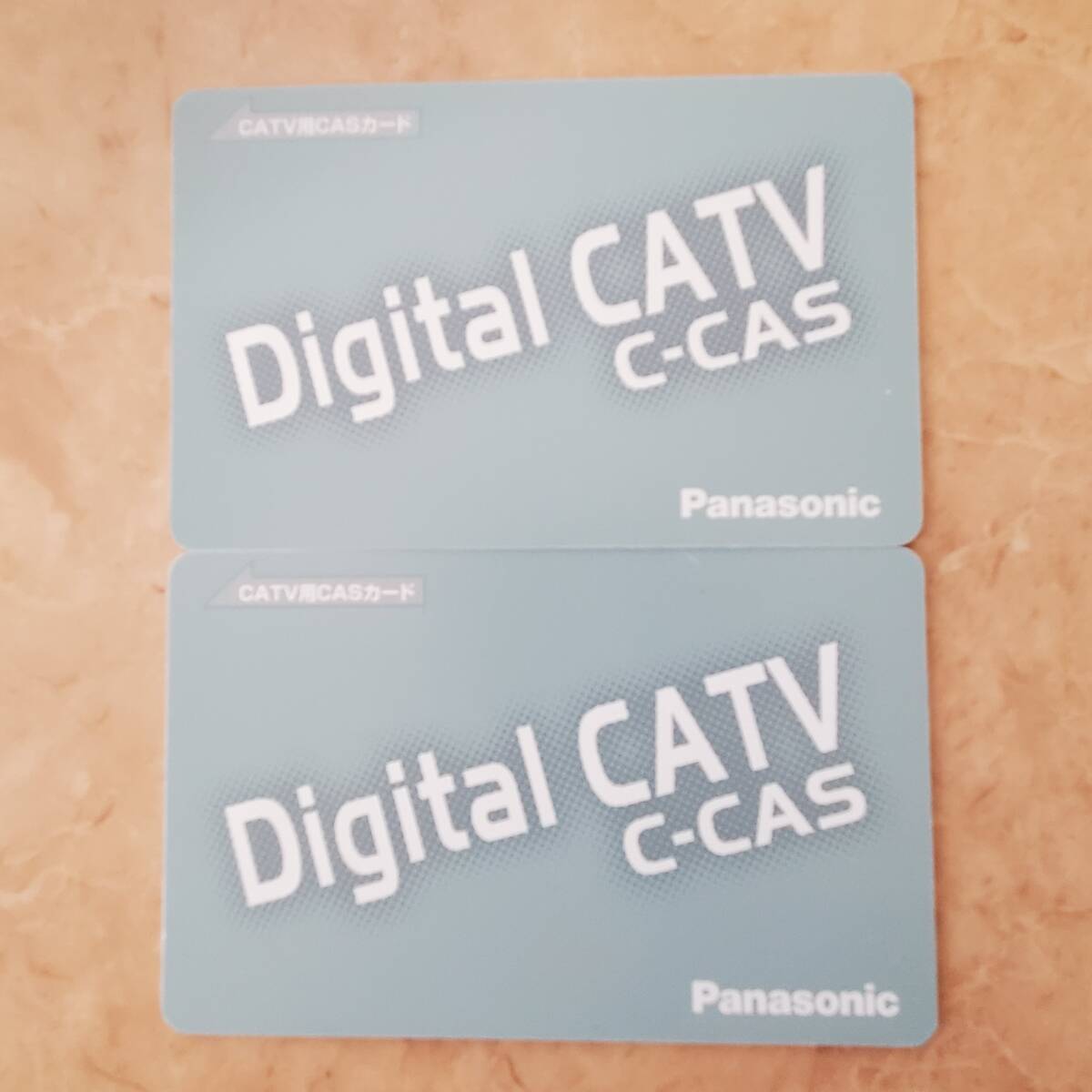 ★Panasonic Digital CATV C-CASカード 2枚 動作未確認現状品 パナソニック★_画像1