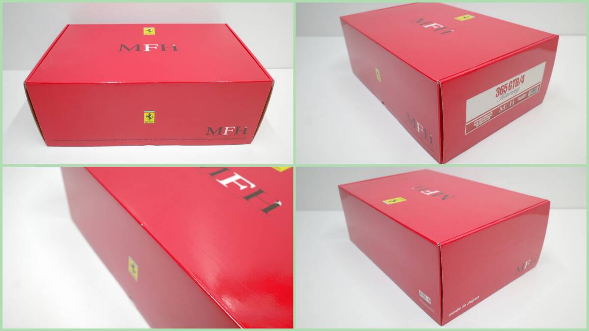 PJ52D◆現状 MFH 1/12 K700 フェラーリ Ferrari 365 GTB/4 Racing レーシング Ver.B 1973 LM 24h Full Detail kit モデルファクトリーヒロの画像9