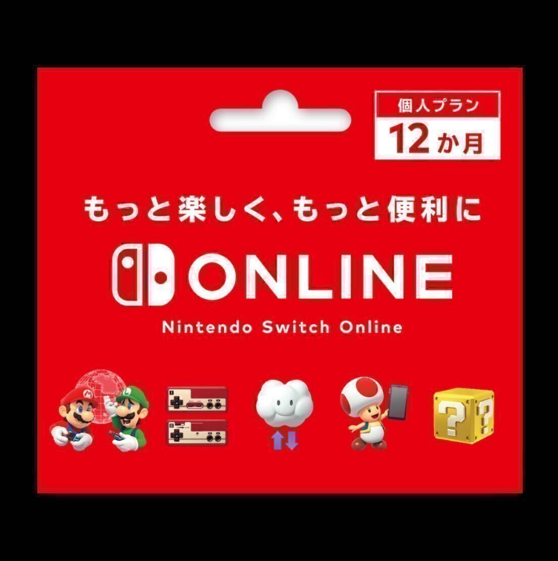 個人プラン ニンテンドーオンライン 12ヶ月 利用券 Nintendo Switch Online ニンテンドースイッチ 任天堂_画像1
