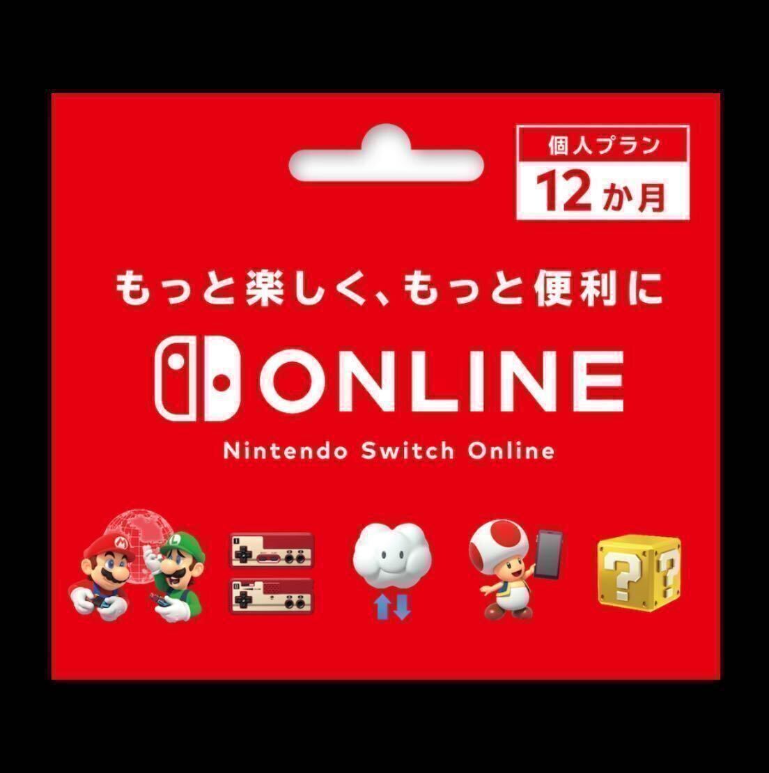 個人プラン ニンテンドーオンライン 12ヶ月 利用券 Nintendo Switch Online ニンテンドースイッチ 任天堂 _画像1