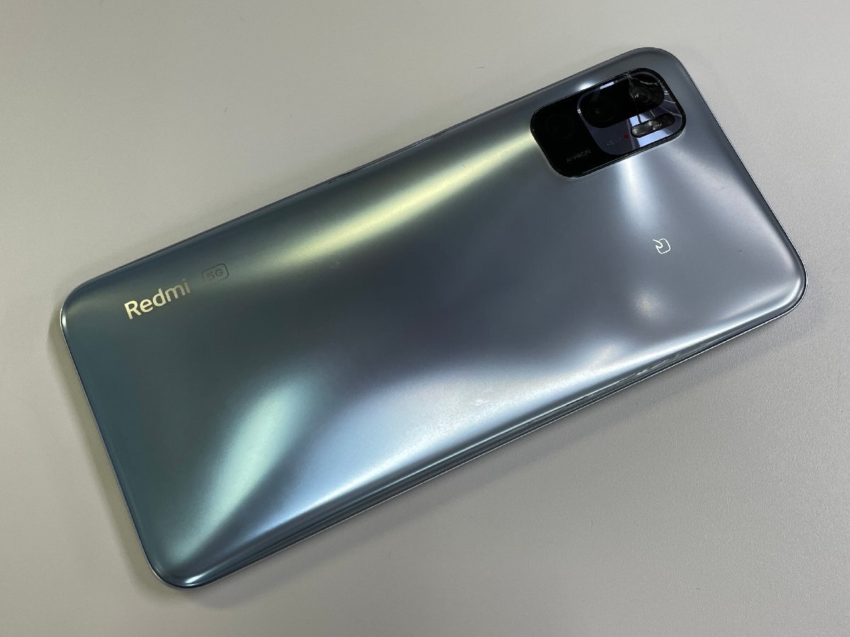 au Xiaomi Redmi Note 10 JE XIG02 クロームシルバー SIMロック解除済 ジャンク_画像2