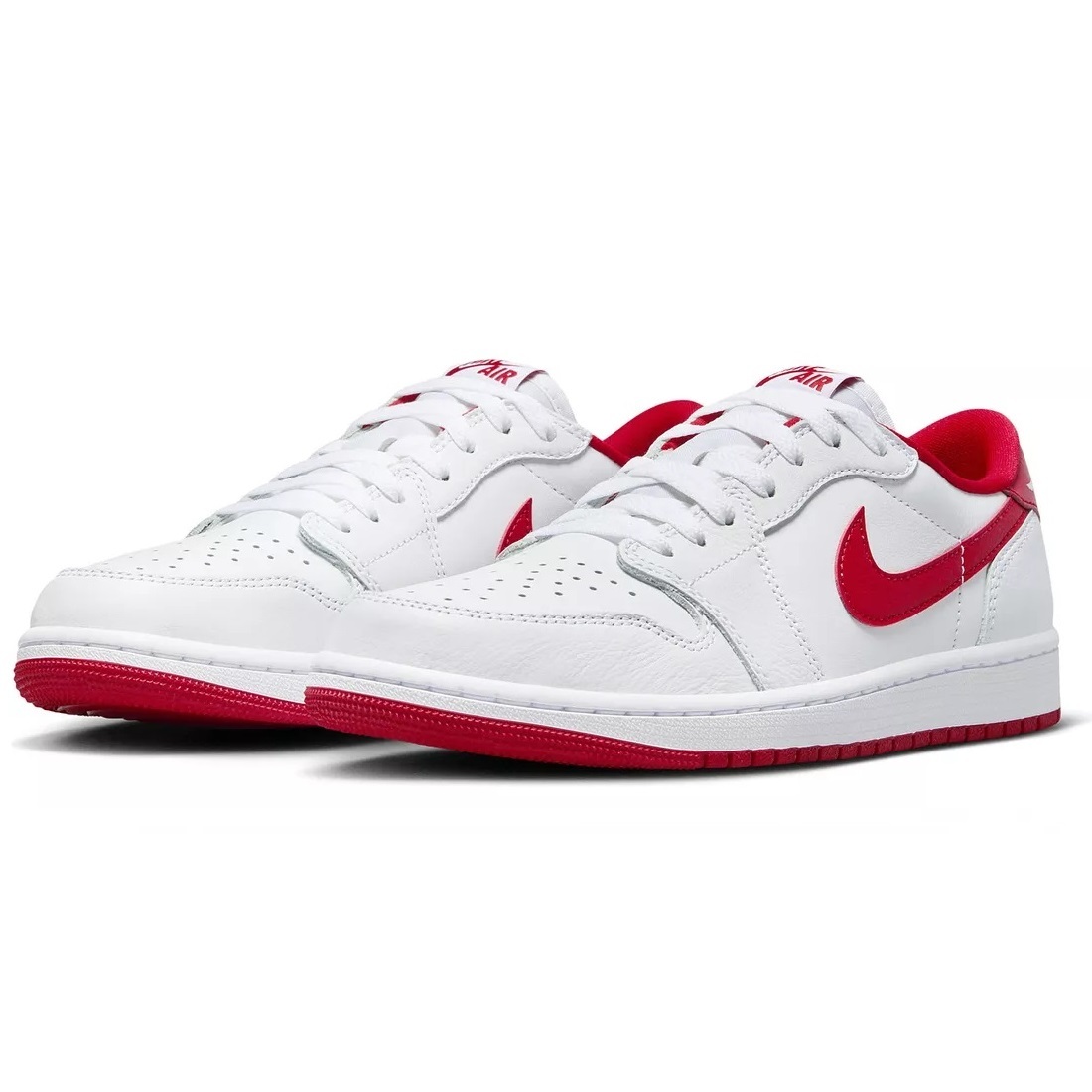 ☆NIKE AIR JORDAN 1 RETRO LOW OG 白/赤 27.0cm ナイキ エア ジョーダン 1 レトロ ロウ オージー CZ0790-161