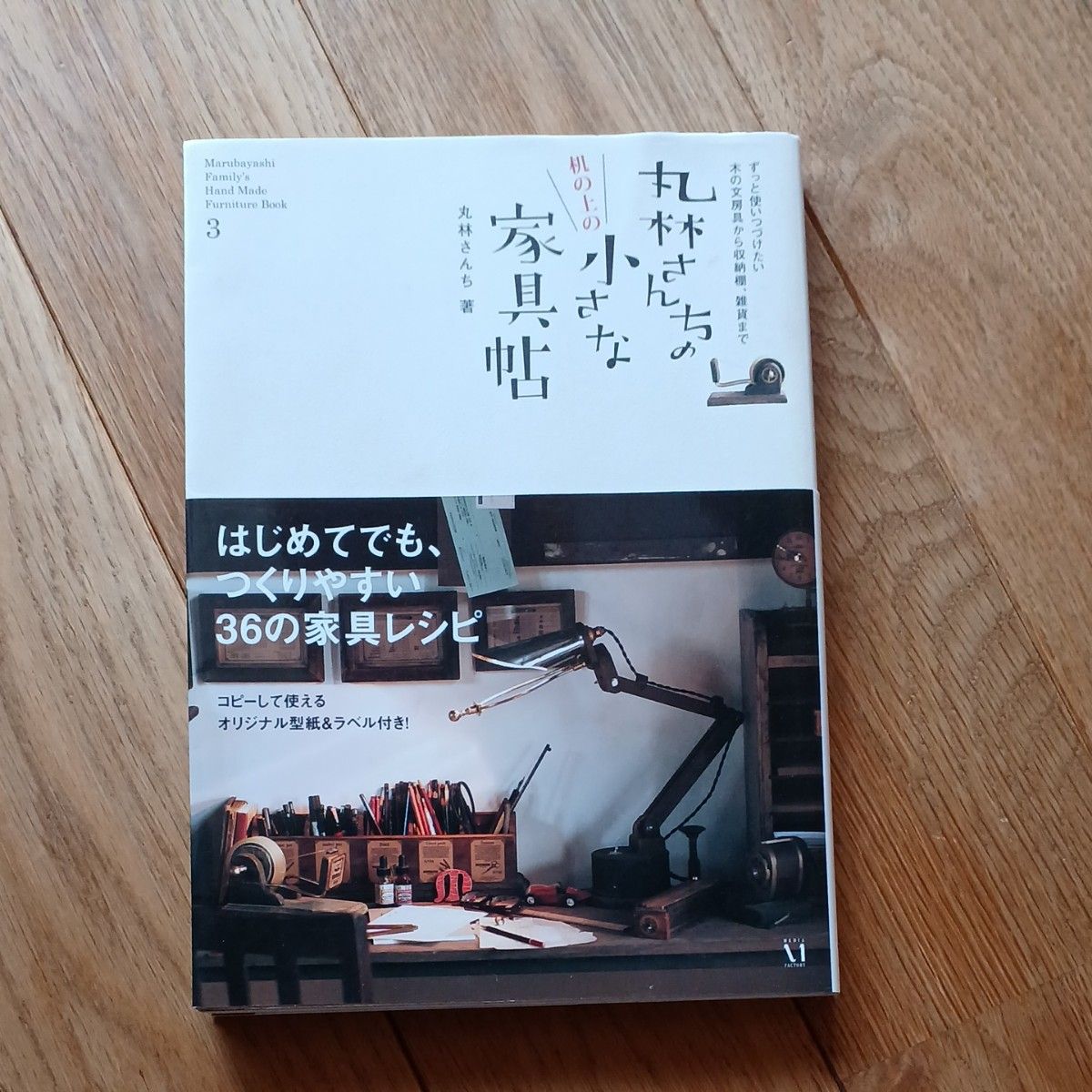 丸林さんちの机の上の小さな家具帖　ずっと使いつづけたい木の文房具から収納棚、雑貨まで （丸林さんちの手づくり家具帖３） 