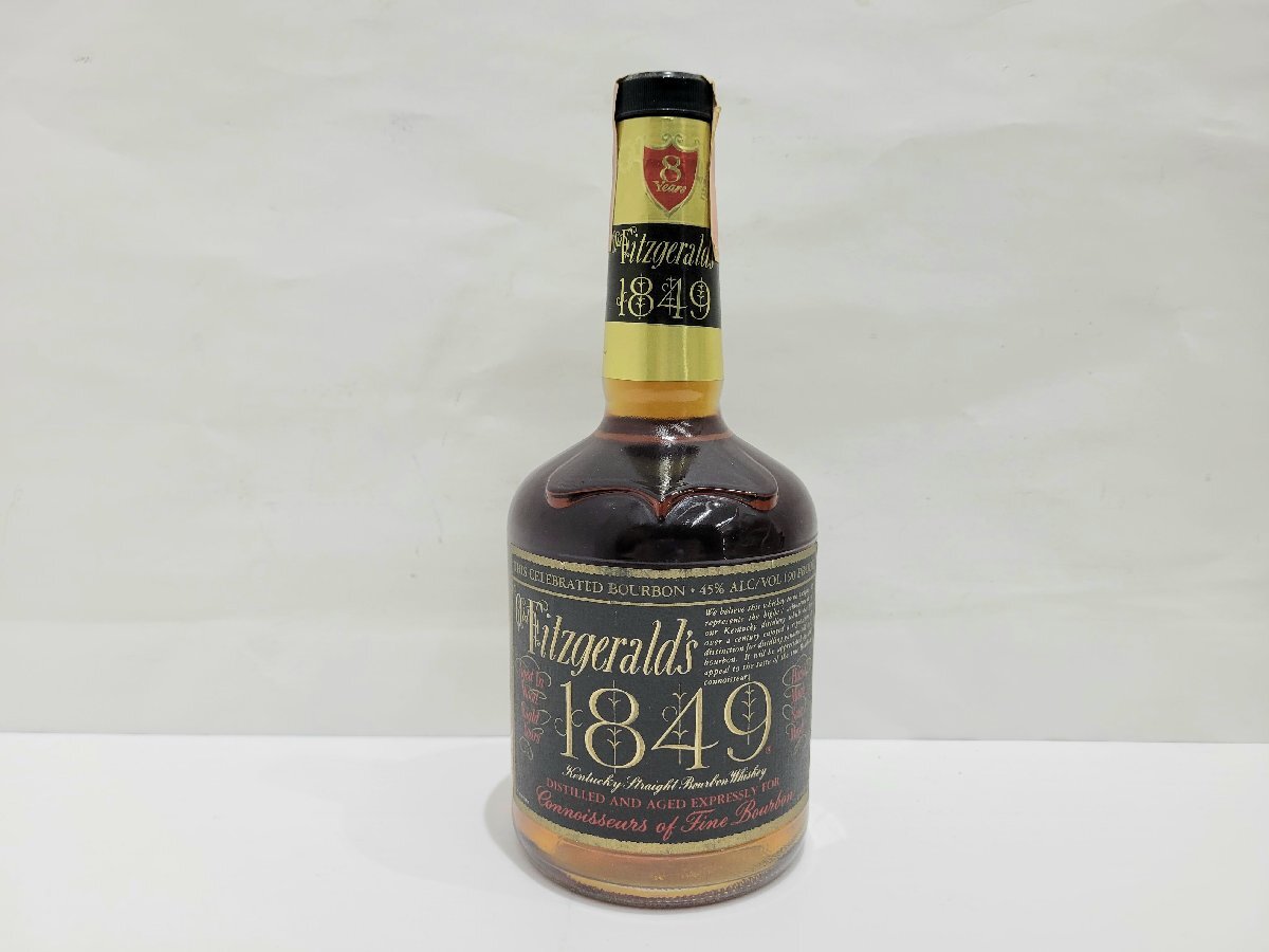 ▼Old Fitzgerald'ｓ オールド フィッツジェラルド 1849 ８年 バーボン ウイスキー 750ｍｌ 45度 古酒▼L000516の画像1