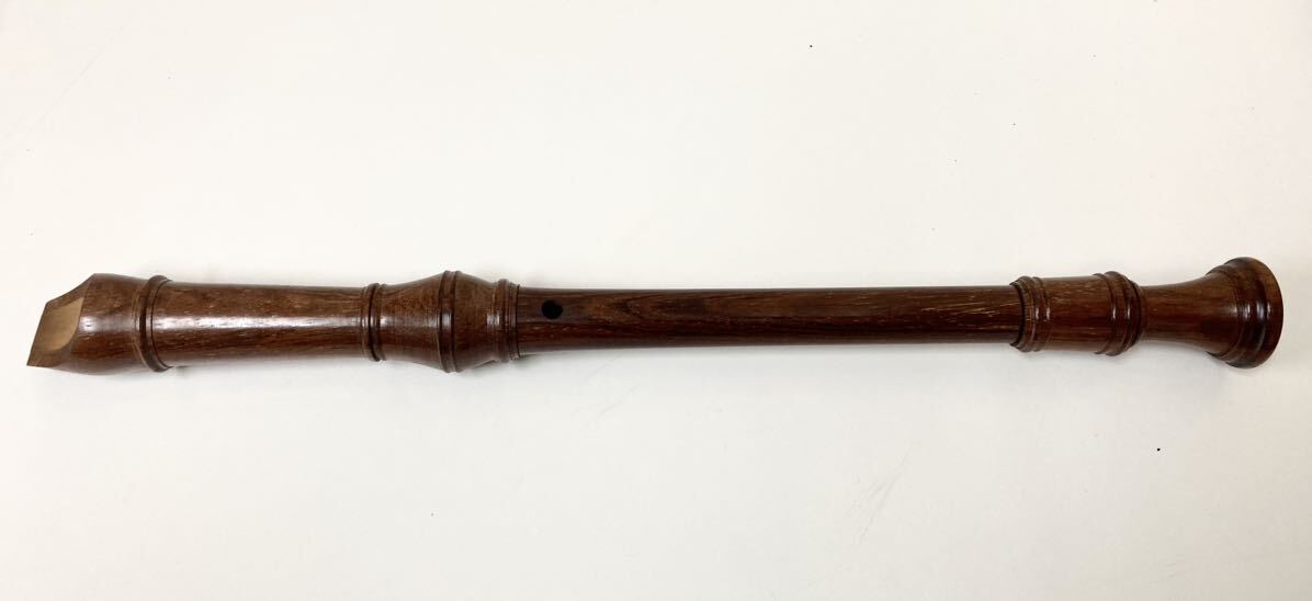 [ used ] фlto recorder / wooden / wind instruments / case attaching / wooden recorder 
