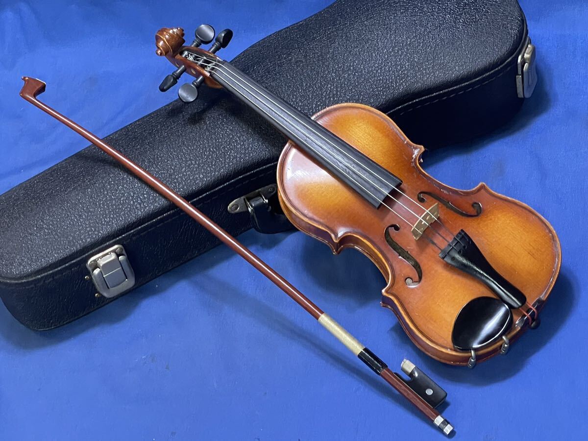 SUZUKI バイオリン『 スズキ バイオリン 1/10 』ケース入1980年製 幼児練習用 KISO SUZUKI Violin - Copy of Antonius Stradivarius 1720 -_画像1