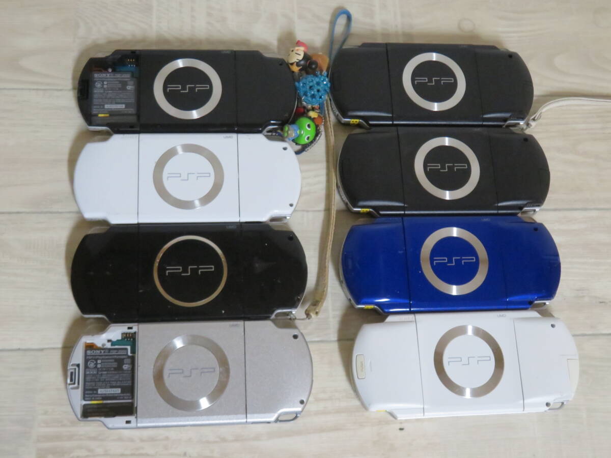 SONY PSP корпус PSP-3000×1 шт. / PSP-2000×3 шт. / PSP-1000×4 шт. / итого 8 шт. продажа комплектом хранение в помещении товар дополнение изображение есть 