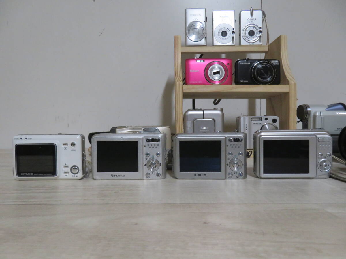 美品多数! Canon IXY / Nikon COOLPIX / CASIO EXILIM / Panasonic LUMIX / FUJIFILM / 等 機種色々 計22台 室内保管品 追加画像有り_画像5