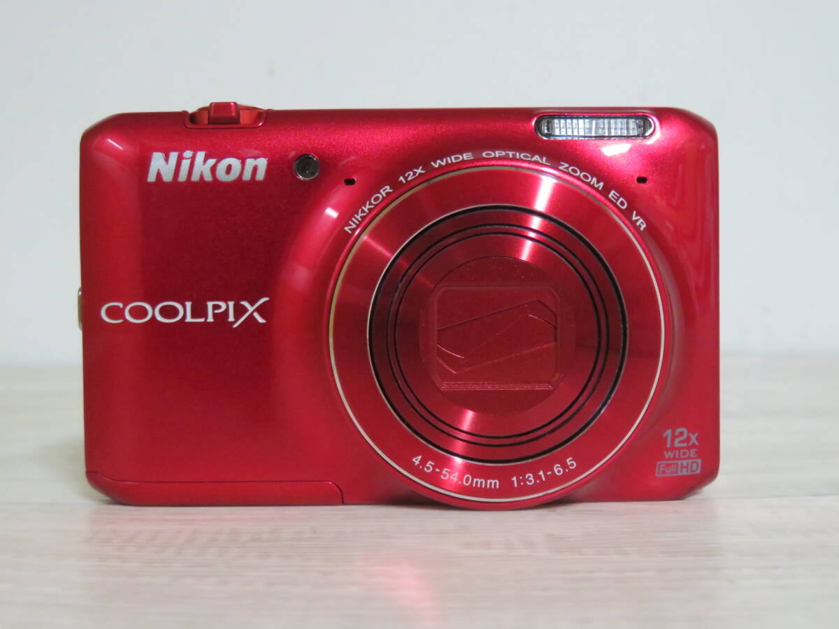 美品! Nikon ニコン COOLPIX S6400 光学12倍ズーム コンパクトデジタルカメラ 本体のみ バッテリー付属 室内保管品 _画像1