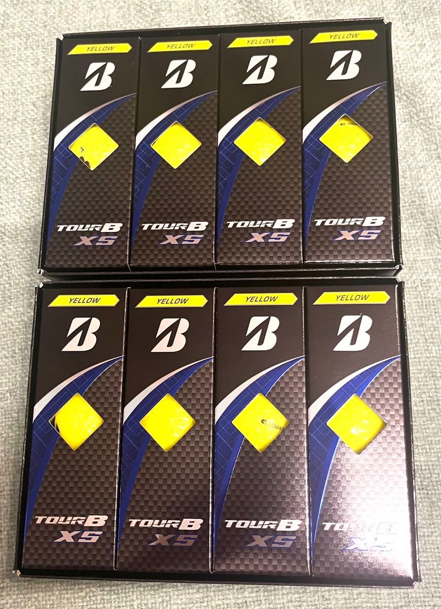 【新品8スリーブ】ブリヂストン TOUR B XS イエロー 2024モデル