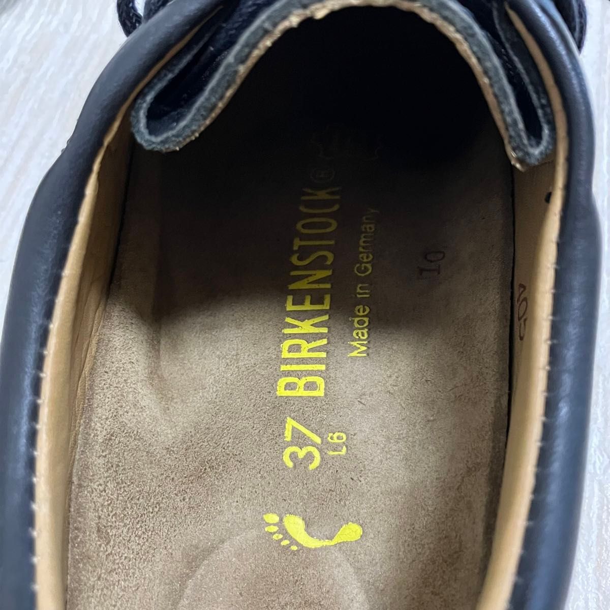BIRKENSTOCK ビルケンシュトック パサデナ 39 黒 24cm ブラックレザー レディース 革靴 本革