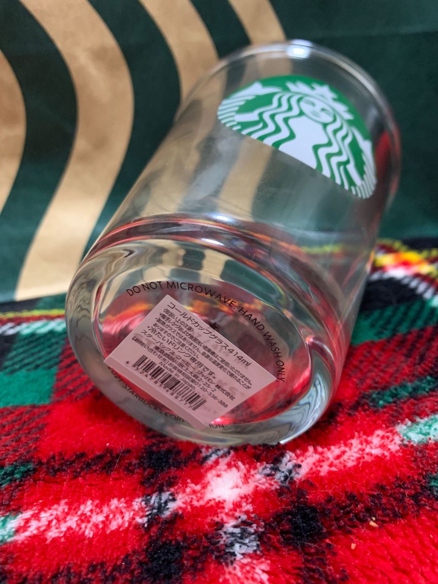 スターバックス　コールドカップグラス414ml  STARBUCKS ロゴグラス　 グラス スタバ