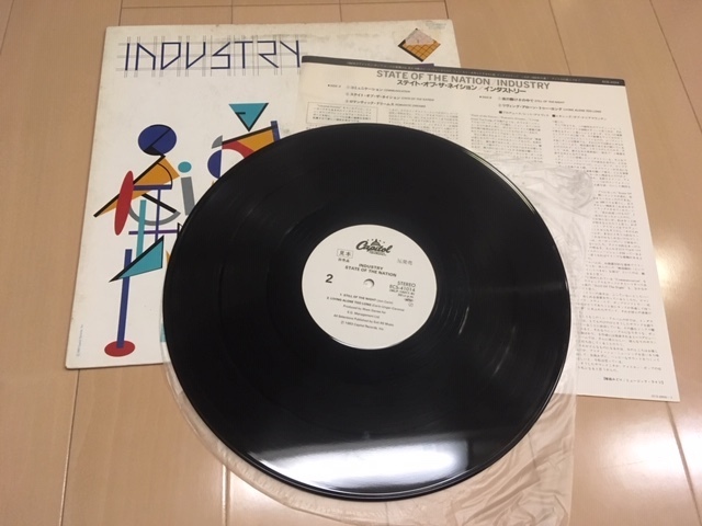 INDVSTRY[LP]Capitol 7 inch Single STATE OF THE NATION von INDUSTRY (1983)_画像3