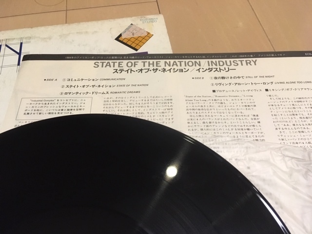 INDVSTRY[LP]Capitol 7 inch Single STATE OF THE NATION von INDUSTRY (1983)_画像4