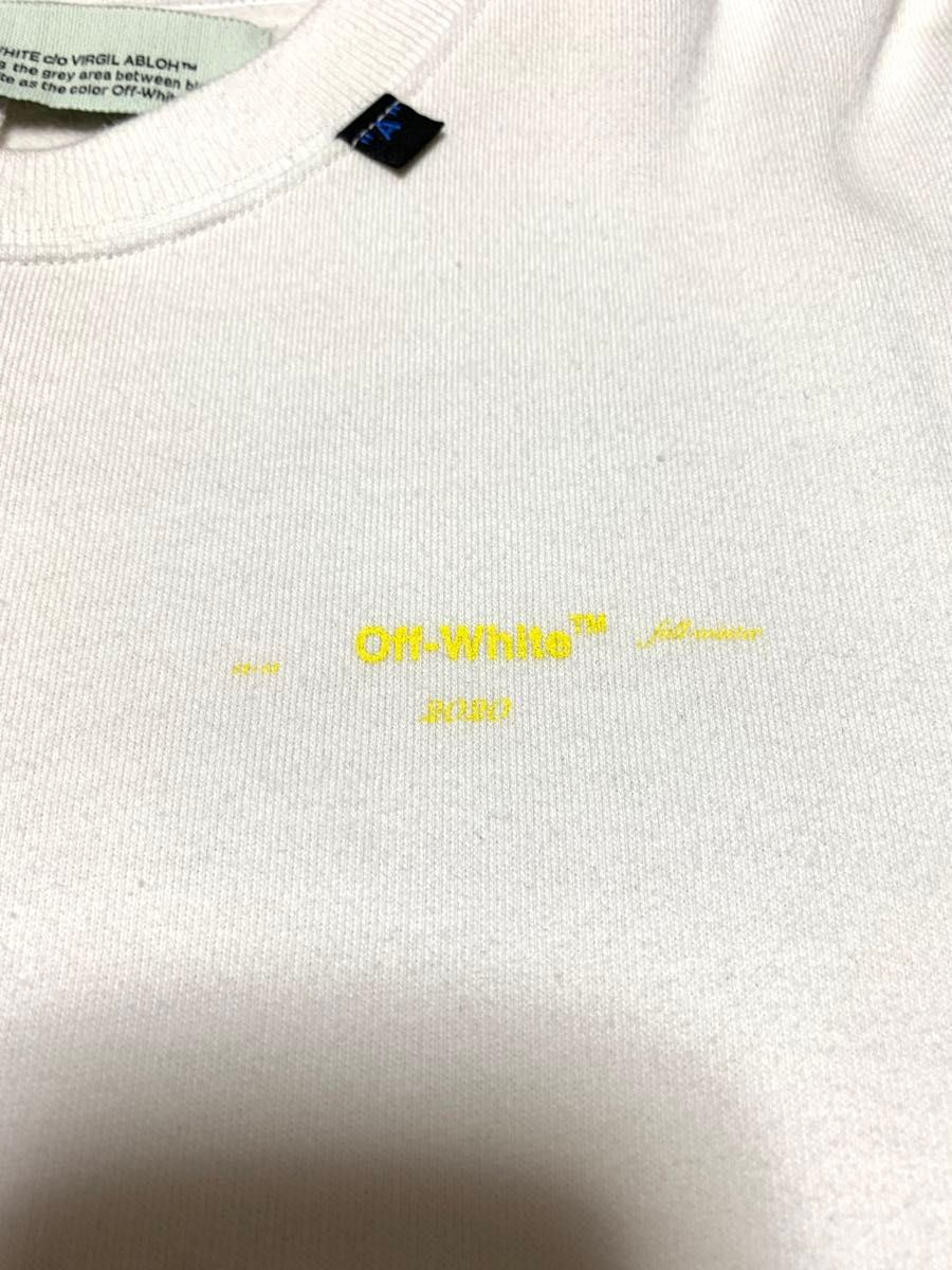 Off White Crewneck オフホワイト トレーナー クルーネック XXL Off White Crewneck オフホワイト トレーナー クルーネック XXL