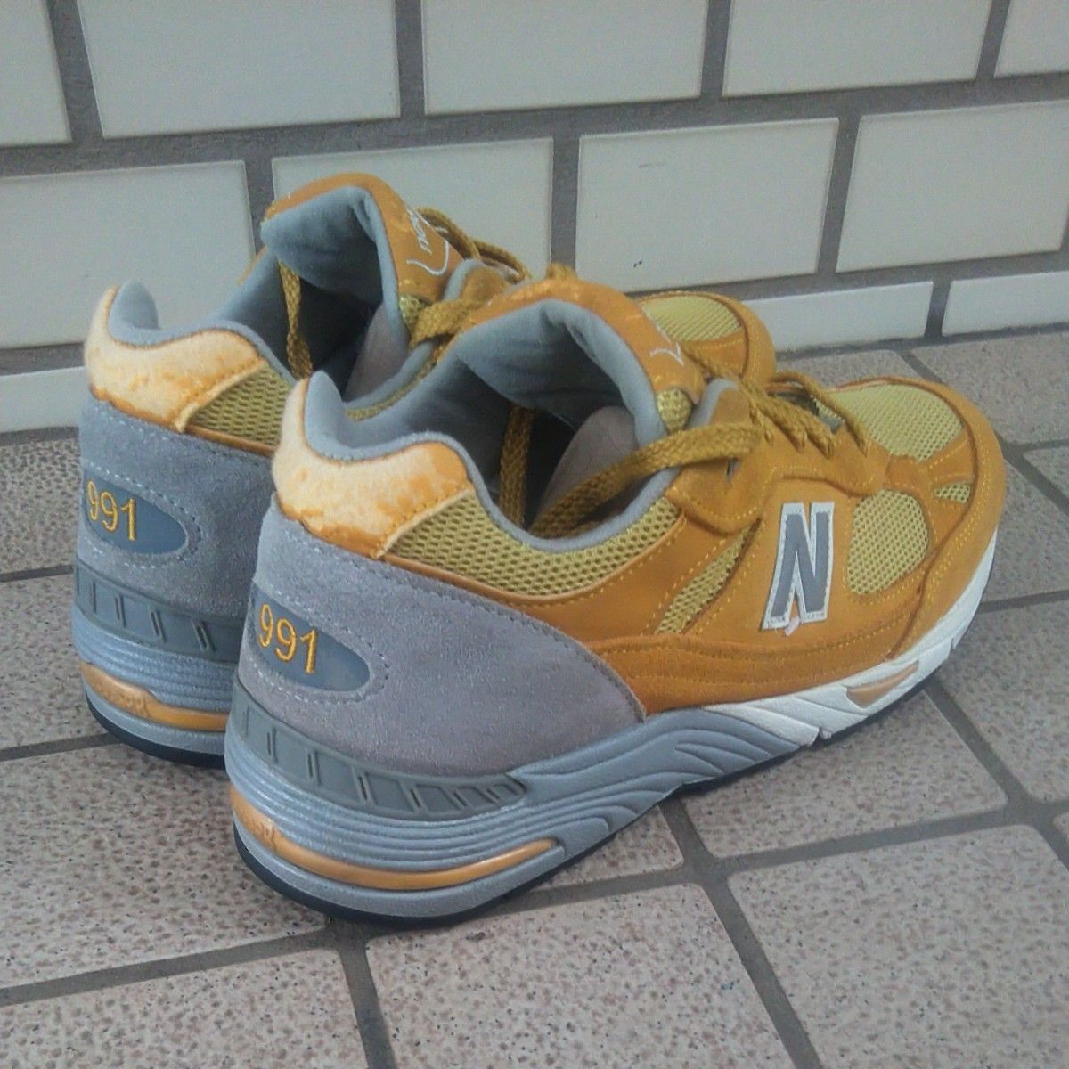 new balance ニューバランス M991YLW 27.0cm イエロー Made in England 英国製 箱なし