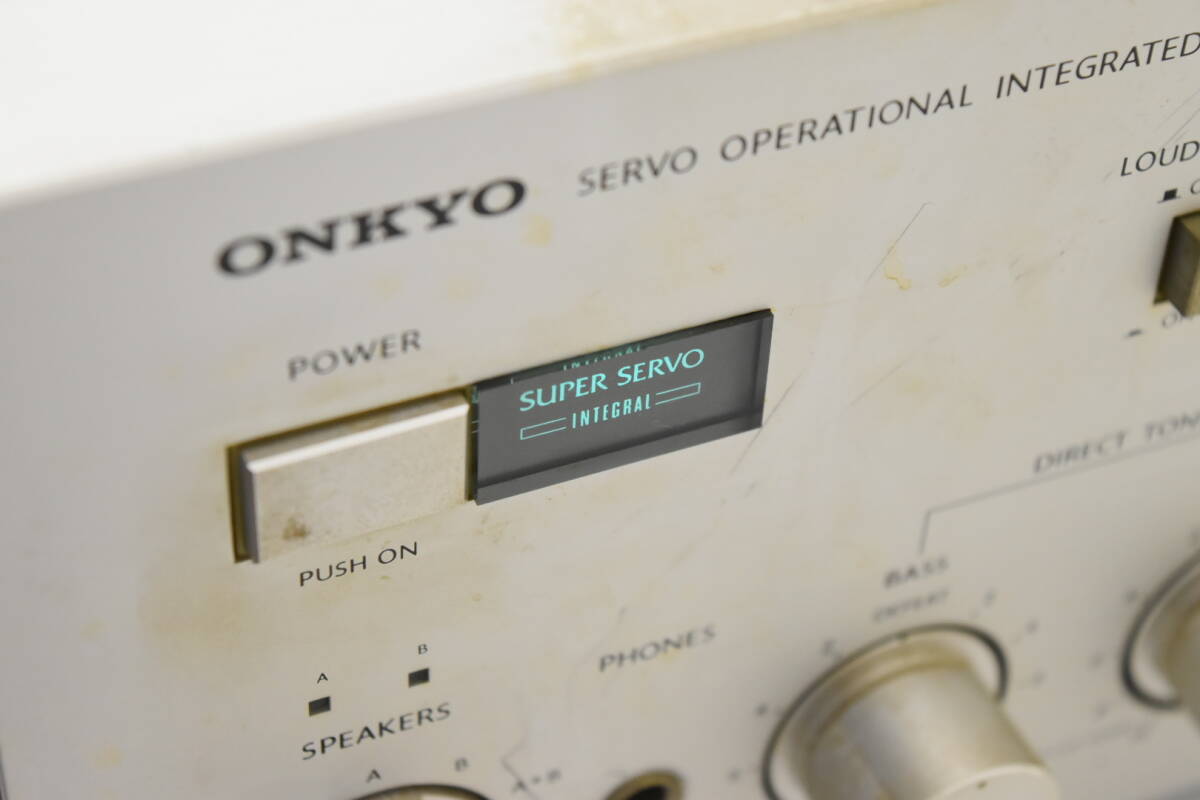 SS ONKYO Integra A-817 GT プリメインアンプ【通電確認済み】【アンプ】【オーディオ機器】【オンキョー】の画像10