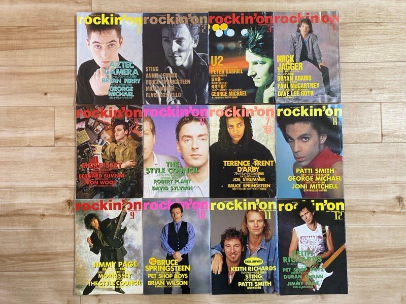 rockin'on 1988年 1月号～12月号 12冊セット ロッキングオン ☆ちょこオク☆80_画像3