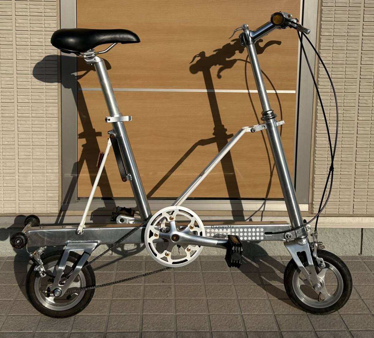 CarryMe ミニベロ 折り畳み自転車 キャリーミー パシフィック PACIFIC 折りたたみ自転車 小径車 輪行 CARRY ME シルバー アルミ 旅行の画像1