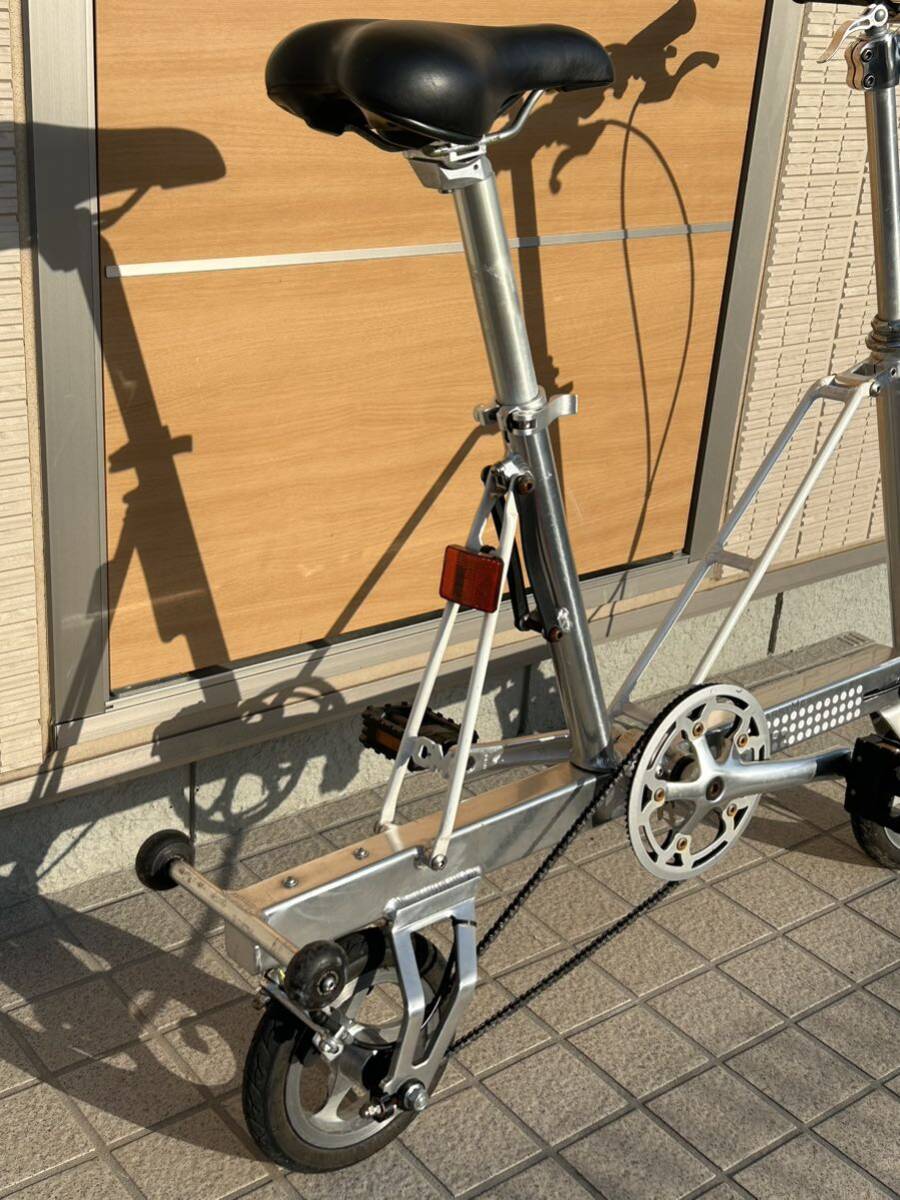 CarryMe ミニベロ 折り畳み自転車 キャリーミー パシフィック PACIFIC 折りたたみ自転車 小径車 輪行 CARRY ME シルバー アルミ 旅行の画像3