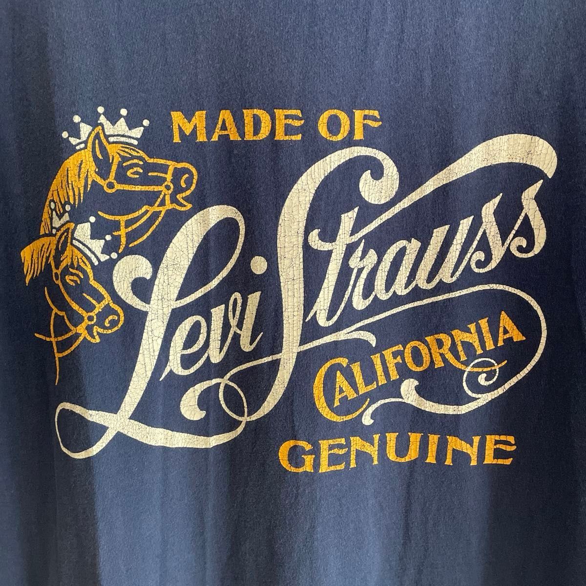 リーバイス　Levi’s 半袖Tシャツ　ネイビー　（LEVIS SIZE M）