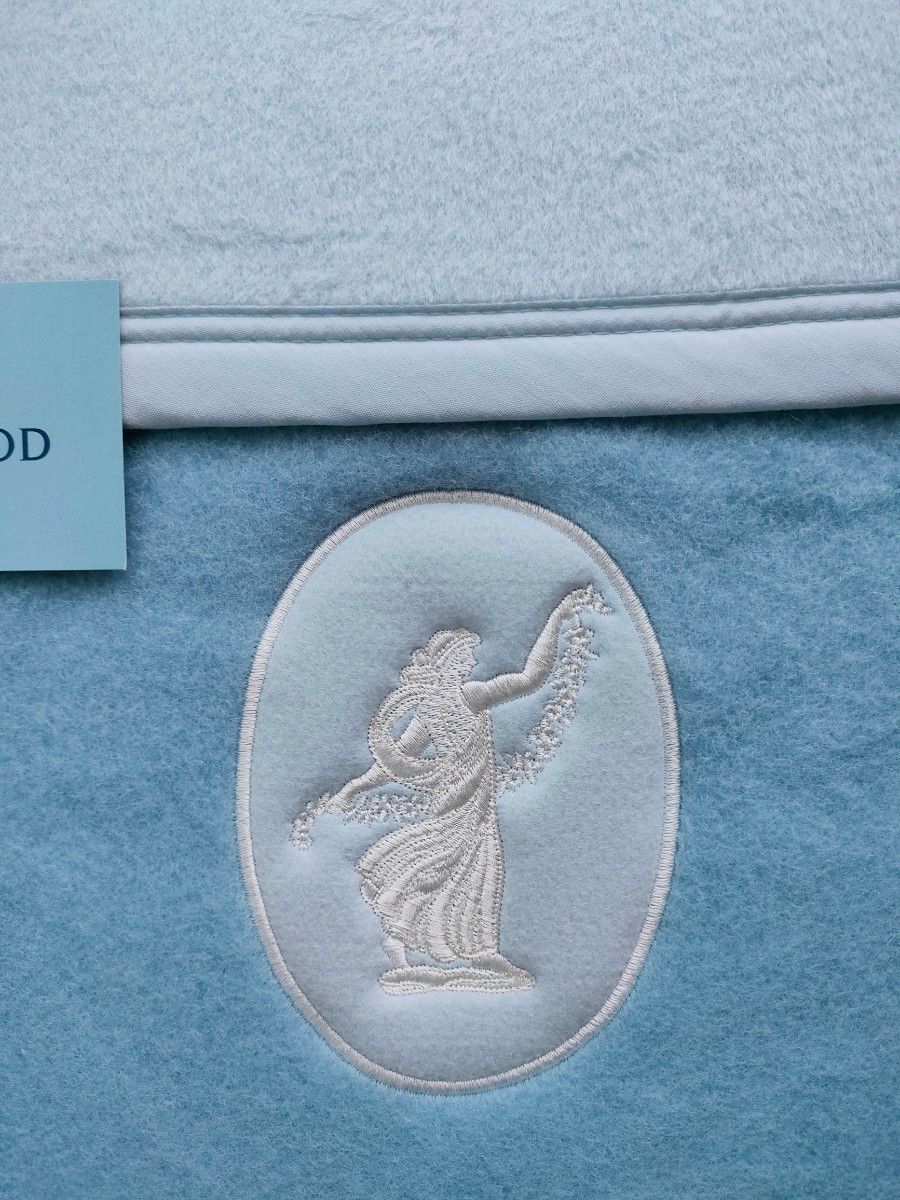 【新品未使用】WEDGWOOD ツーウェイ毛布 140×200 西川産業 綿毛布 ウェッジウッド