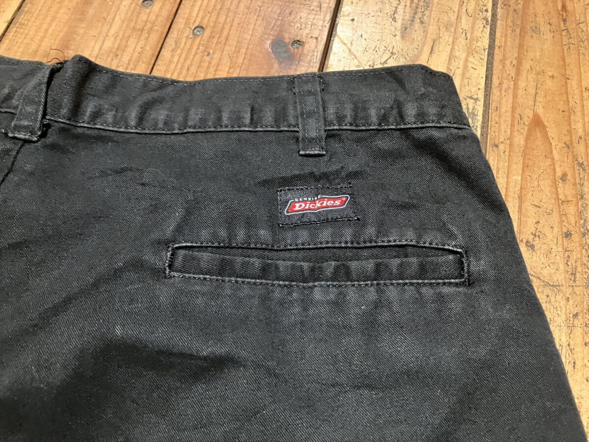 Dickies USA импорт w34 соответствует чёрный шорты 100 иен начало распродажи шорты рабочие брюки б/у одежда Dickies 