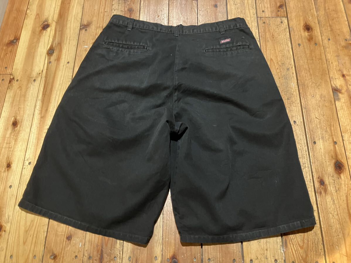 Dickies USA импорт w34 соответствует чёрный шорты 100 иен начало распродажи шорты рабочие брюки б/у одежда Dickies 
