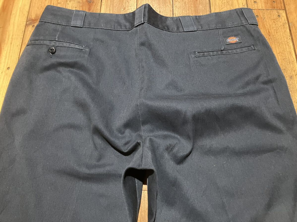 Dickies 874 USA импорт w42 соответствует темно-синий 100 иен начало распродажи б/у одежда рабочие брюки брюки из твила стандартный брюки из твила распорка 