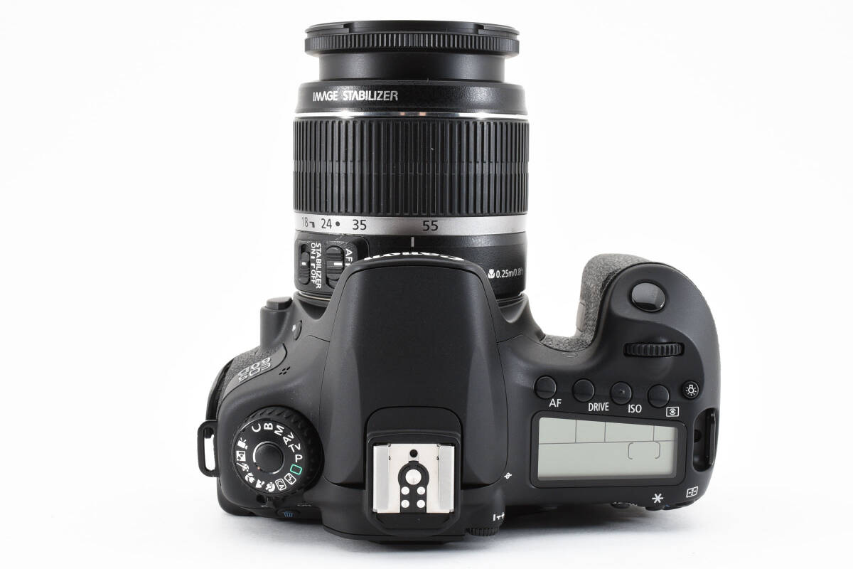 3584 【良品】 Canon EOS 60D EF-S 18-55mm F3.5-5.6 IS Camera キヤノン デジタル一眼レフカメラ AFズームレンズ 0501_画像7